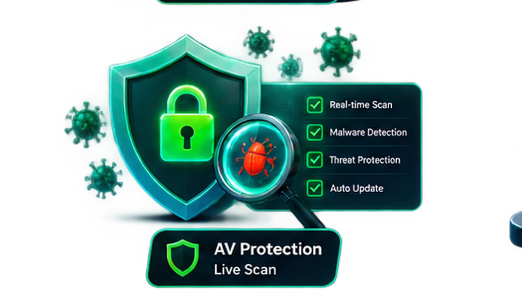AV protection and live malware scan